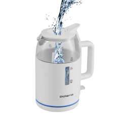 Чайник Polaris PWK1545CGL Water Way Pro, 1,5л, 1850Вт, белый в ДНР