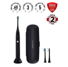 Электрическая звуковая зубная щетка Polaris PETB 0503TC с 3 насадками, черный в ДНР