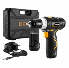 Дрель-шуруповерт DEKO GCD12DU3 SET 4, 2Ач, с двумя аккумуляторами [063-4140] в ДНР