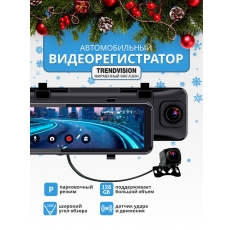 Видеорегистратор Trendvision CarPlay Mirror, 4K, зеркало заднего вида в ДНР