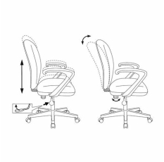 Кресло детское Бюрократ KD-W10AXSN, на колесиках, ткань, синий [kd-w10axsn/26-21] в ДНР