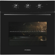Духовой шкаф Hyundai HEO 6635, электрический, объём 65 л, чёрный в ДНР