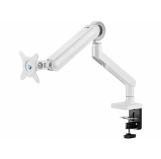 Кронштейн для монитора Ultramounts UM719W, крепление к столешнице, поворот и наклон, белый в ДНР