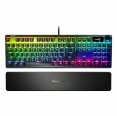 Клавиатура SteelSeries Apex Pro, USB, c подставкой для запястий, черный [64626] в ДНР