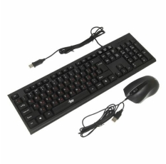 Комплект (клавиатура+мышь) Oklick 621M IRU, USB, проводной, черный [475653] в ДНР