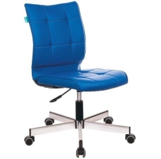Кресло офисное Бюрократ CH-330M/OR-03 без подлокотников синий искусственная кожа крестовина металл в ДНР