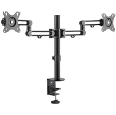 Кронштейн для монитора Ultramounts UM737, крепление к столешнице, поворот и наклон, черный в ДНР