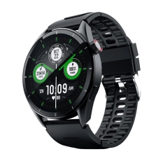 Умные часы TECNO WP03, черные, с силиконовым браслетом, AMOLED экран, 1.43