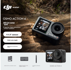 DJI Osmo Action 4 All-In Package, Action Camera, Motorcycle Mountain Road Cycling Diving Outdoor Vlog Camera, OA4 Portable Camcorder в ДНР