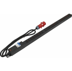 Блок распределения питания Powercom PDU-32AV24-18C3-6C9-3P верт. размещ. C13 C19 32A IEC 60309 2м в ДНР