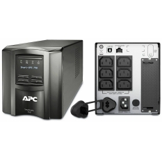 ИБП APC Smart-UPS SMT750I,750 ВА, 6 розеток, cинусоидальный сигнал; Защита от перегрузки и КЗ в ДНР