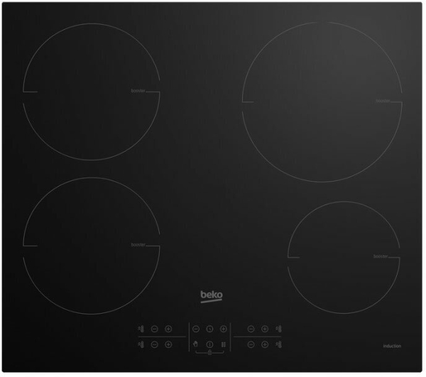Технопапа · Электрическая варочная панель Beko HII 64200 MT 58 см, 4 конфорки стеклокерамика, черный