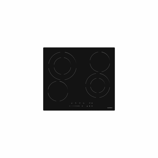 Технопапа · Варочная поверхность Darina 6P E 327B, стеклокерамика, 4 конфорки