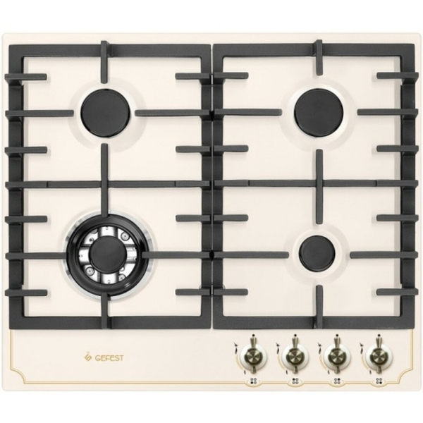 Технопапа · Газовая варочная панель GEFEST ПВГ 1214-01 К55, 4 конфорки, WOK, электроподжиг, газ-контроль