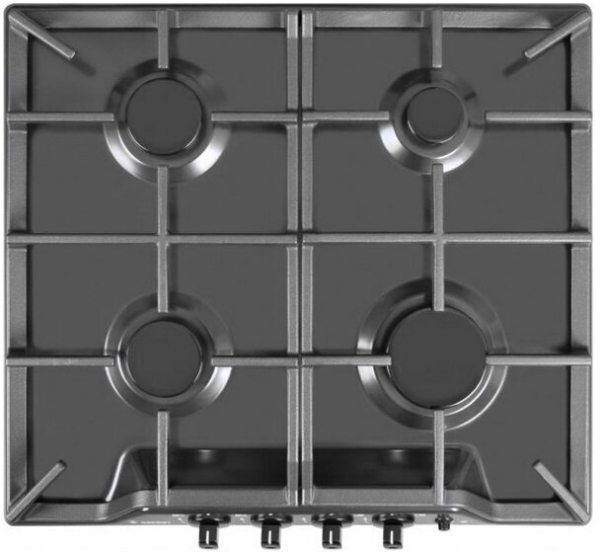Технопапа · Газовая варочная панель Gefest ПВГ 1212 К2 59 см, 4 конфорки электроподжиг газконтроль, черный