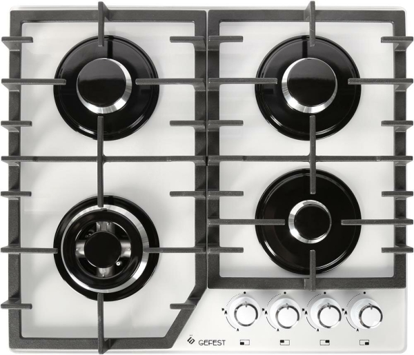 Технопапа · Газовая варочная панель GEFEST ПВГ 2232-01 Р12, 4 конфорки, с газ-контролем, белая