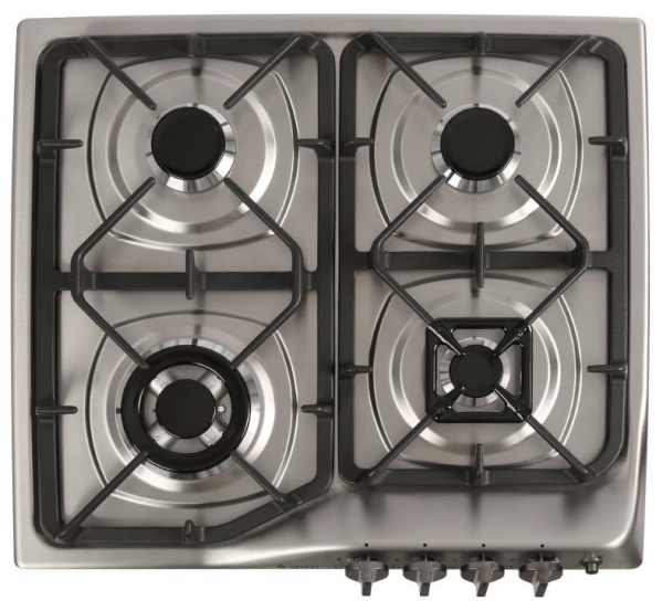 Технопапа · Газовая варочная панель GEFEST СГ СН 1210-02 М5, серебристая, 4 конфорки