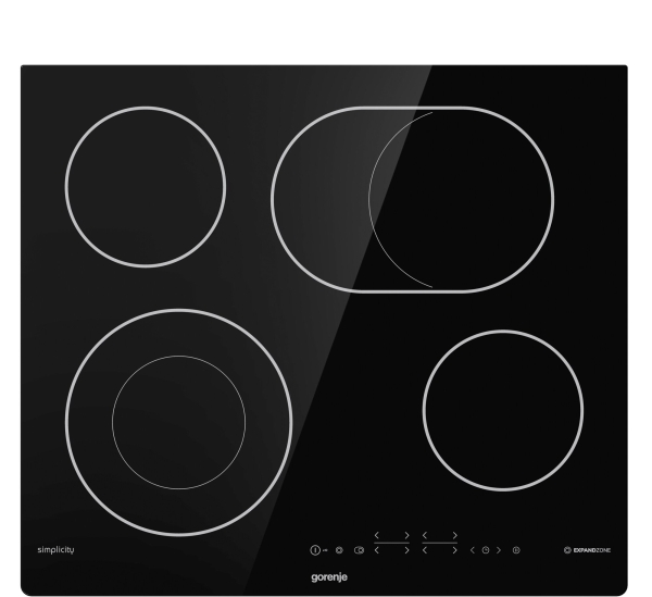 Технопапа · Варочная панель Gorenje ECT643SYB, 4 комфорки, стеклокерамическая, чёрная