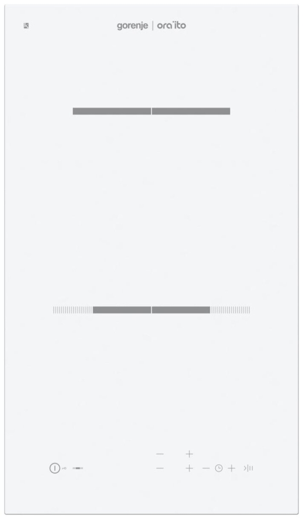 Технопапа · Электрическая варочная панель Gorenje ECT 322 ORAW, белый, мощность 2900Вт, 2 конфорки