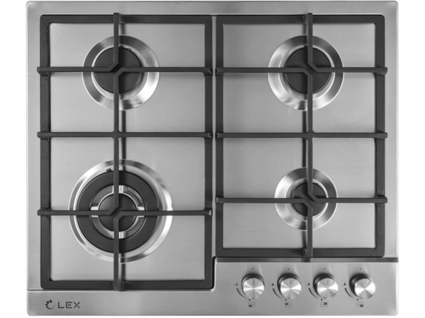 Технопапа · Газовая варочная поверхность Lex GVS 640 IX нержавеющая сталь
