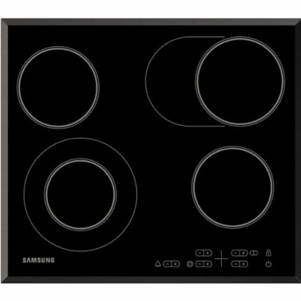 Технопапа · Варочная панель Samsung NZ64T3516QK, стеклокерамическая, 4 конфорки, сенсорное управление, черная
