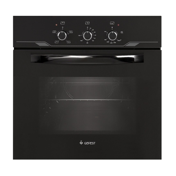 Технопапа · Духовой шкаф газоэлектрический встраиваемый Gefest ДГЭ 621-01 черный