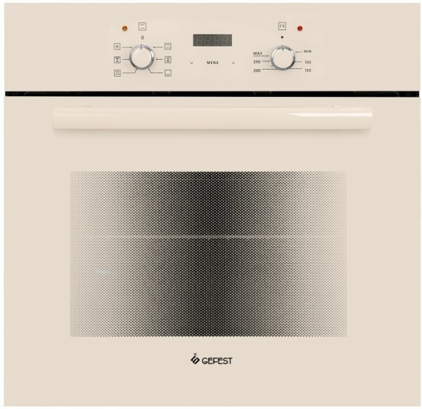 Технопапа · Электрический духовой шкаф Gefest ЭДВ ДА 622-02 В1 59 см, 55 л гриль конвекция, кремовый