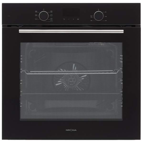 Технопапа · Электрический духовой шкаф Krona LEGENDE 60 BL модель чёрного цвета
