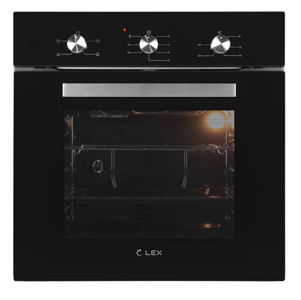 Технопапа · Духовой шкаф LEX EDM 042 BL цвет: черный, 4 режима