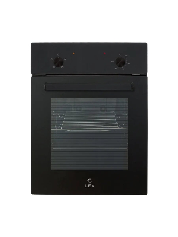 Технопапа · Встраиваемый электрический духовой шкаф Lex EDM 4540BBL, 58л, подсветка, черный