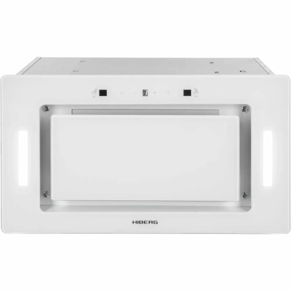 Технопапа · Вытяжка кухонная Hiberg VMF 6191 W, встраиваемая, мощность 280 Вт, 3 скорости, сенсорное управление, белая