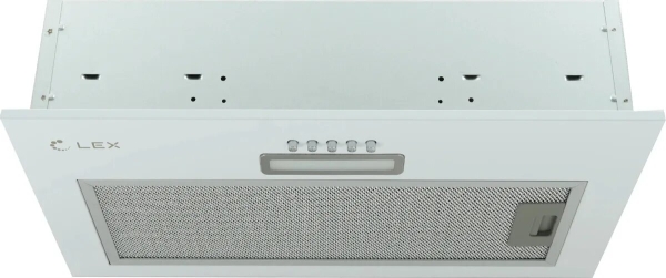 Технопапа · Встраиваемая вытяжка LEX GS Bloc LIGHT 600, управление кнопочное, белый [chti000329]