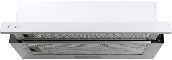 Технопапа · Вытяжка встраиваемая Lex Hubble 2M 600, белый, ширина 60 см, 2 мотора