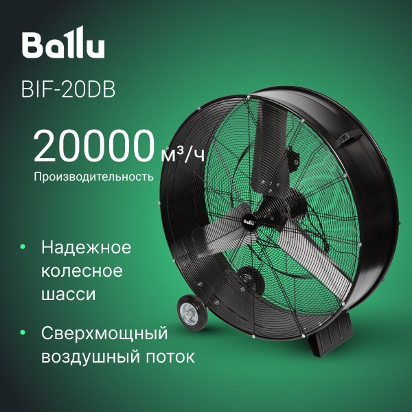 Технопапа · Вентилятор напольный Ballu BIF-20DB