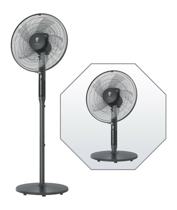 Технопапа · Вентилятор напольный LEONORD LE-1603 2в1 55Вт 3 режима черный