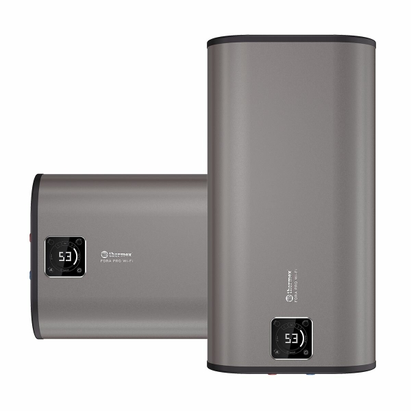 Технопапа · Водонагреватель электрический накопительный THERMEX Fora 50 (pro) Wi-Fi, аккумуляционный, серый