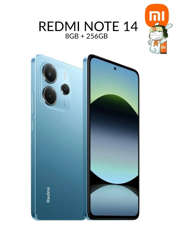 Технопапа · Смартфон REDMI Note 14 (8+256GB), синий