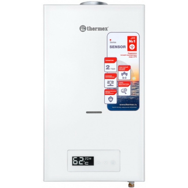 Технопапа · Газовая колонка Thermex S 20 MD, 20кВт, 10л/мин, настенный монтаж