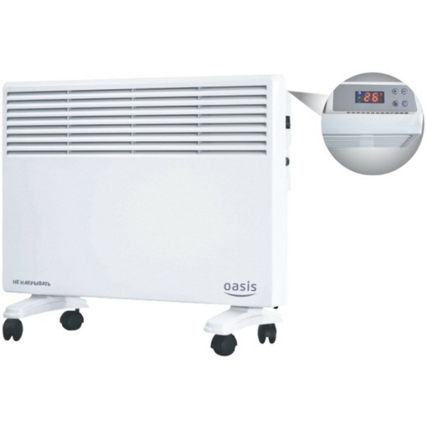 Технопапа · Конвектор Oasis EK-15, электронное управление, настенный/напольный монтаж, 1500Вт