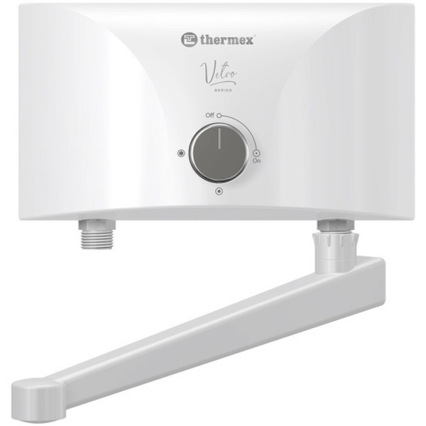 Технопапа · Проточный водонагреватель Thermex Vetro 5500 Tap, 5.5 кВт