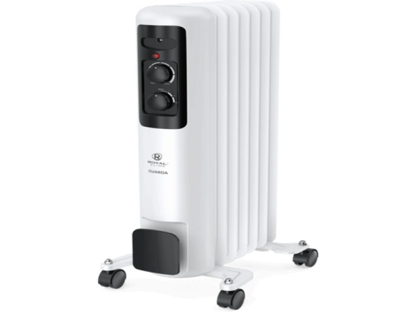 Технопапа · Радиатор масляный Royal Clima GUARDA ROR-GU7-1500M 1500вт белый/серый