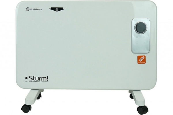 Технопапа · Конвекторный обогреватель, 2 реж, пульт ДУ, дисплей, термостат, напольн/настен, Sturm, арт. CH1000D