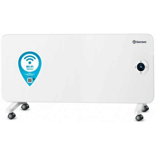 Технопапа · Конвектор Thermex Frame 2000E, Wi-Fi, электронное управление, настенный/напольный монтаж