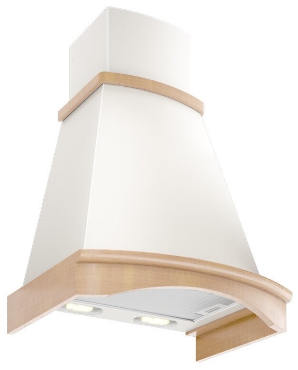 Технопапа · Кухонная вытяжка Elikor: Ротонда 60П-1000-П3Д, бежевый/дуб неокрашенный