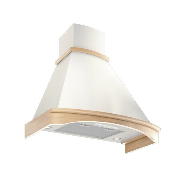 Технопапа · Вытяжка Elikor ротонда 90П-650-П3Д бежевый/дуб неокрашенный (941556)