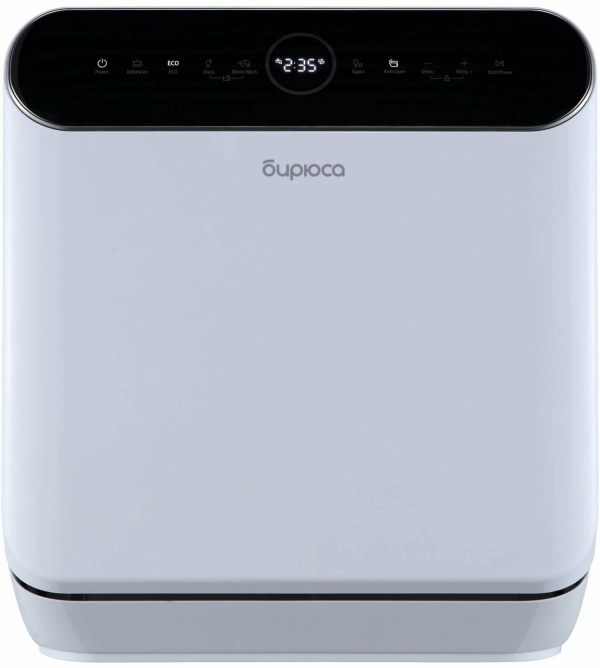 Технопапа · БИРЮСА Посудомоечная машина компактная DWC-506/6 W на 3 комплектов посуды