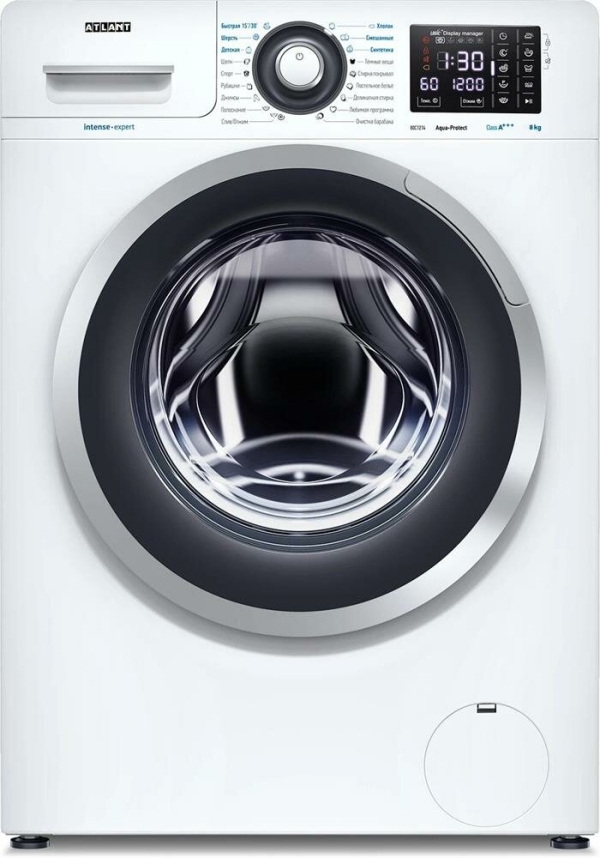 Технопапа · Стиральная машина ATLANT СМА 80С1214-01, максимальная загрузка 8 кг, отжим 1200 об/мин, белый