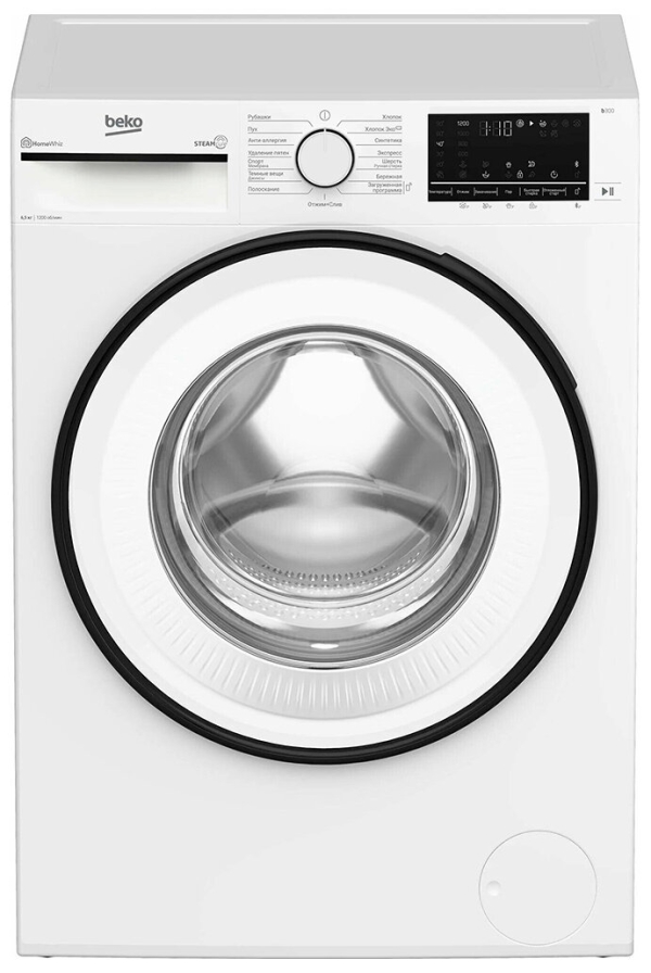 Технопапа · Стиральная машина Beko B3WFR56H2WWB автомат 6,5 кг, белый