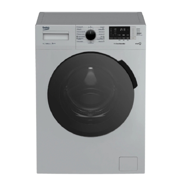Технопапа · Стиральная машина BEKO RSPE78612S 7322710002, фронтальная загрузка 7 кг, серый