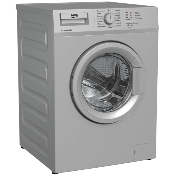 Технопапа · Стиральная машина BEKO WRS 55P1 BSS 7320510018, серебристый